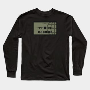 C-5 Galaxy Patch (subdued) Long Sleeve T-Shirt